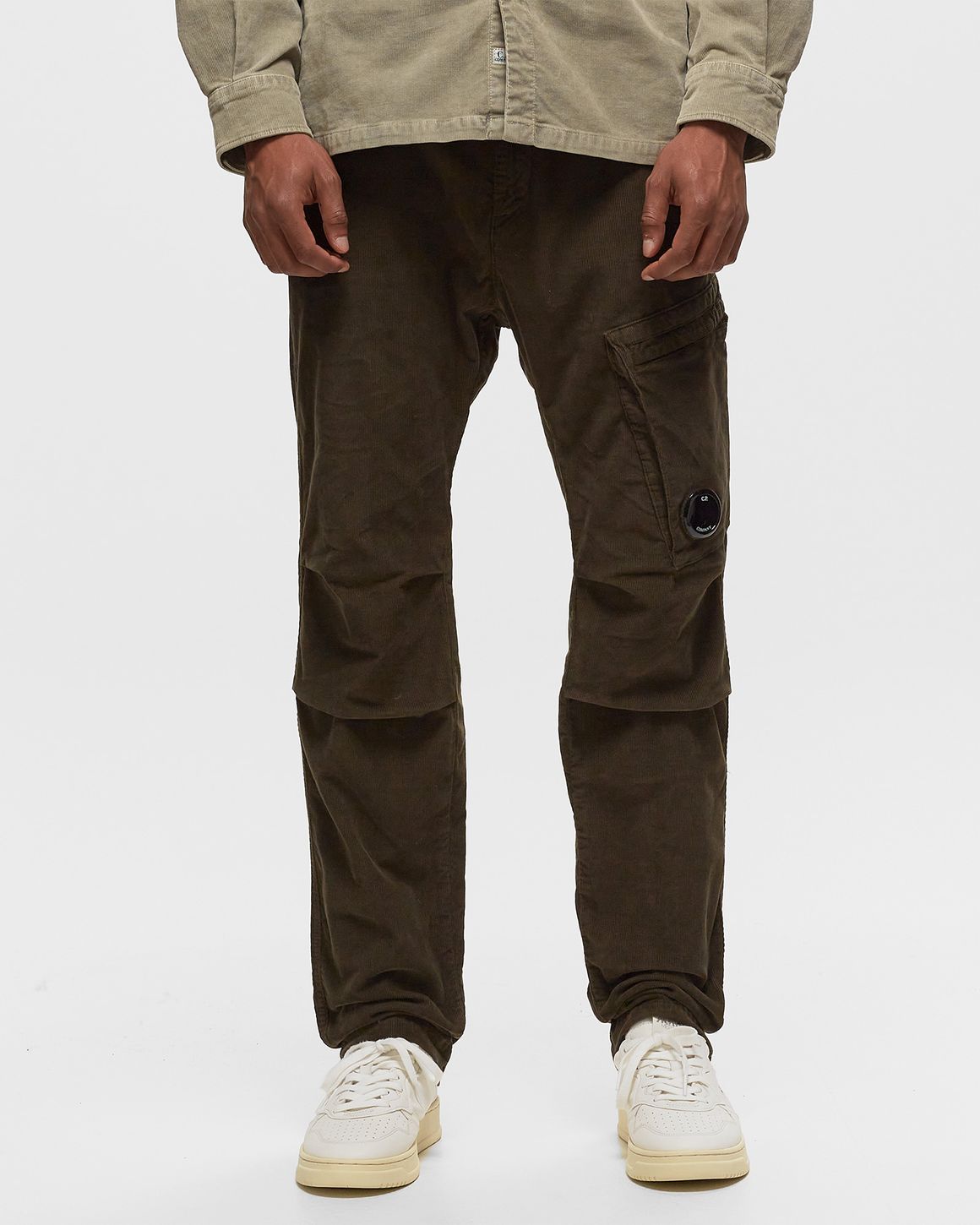 C.P. Company CORDUROY REGULAR UTILITY PANTS Brown | BSTN Store