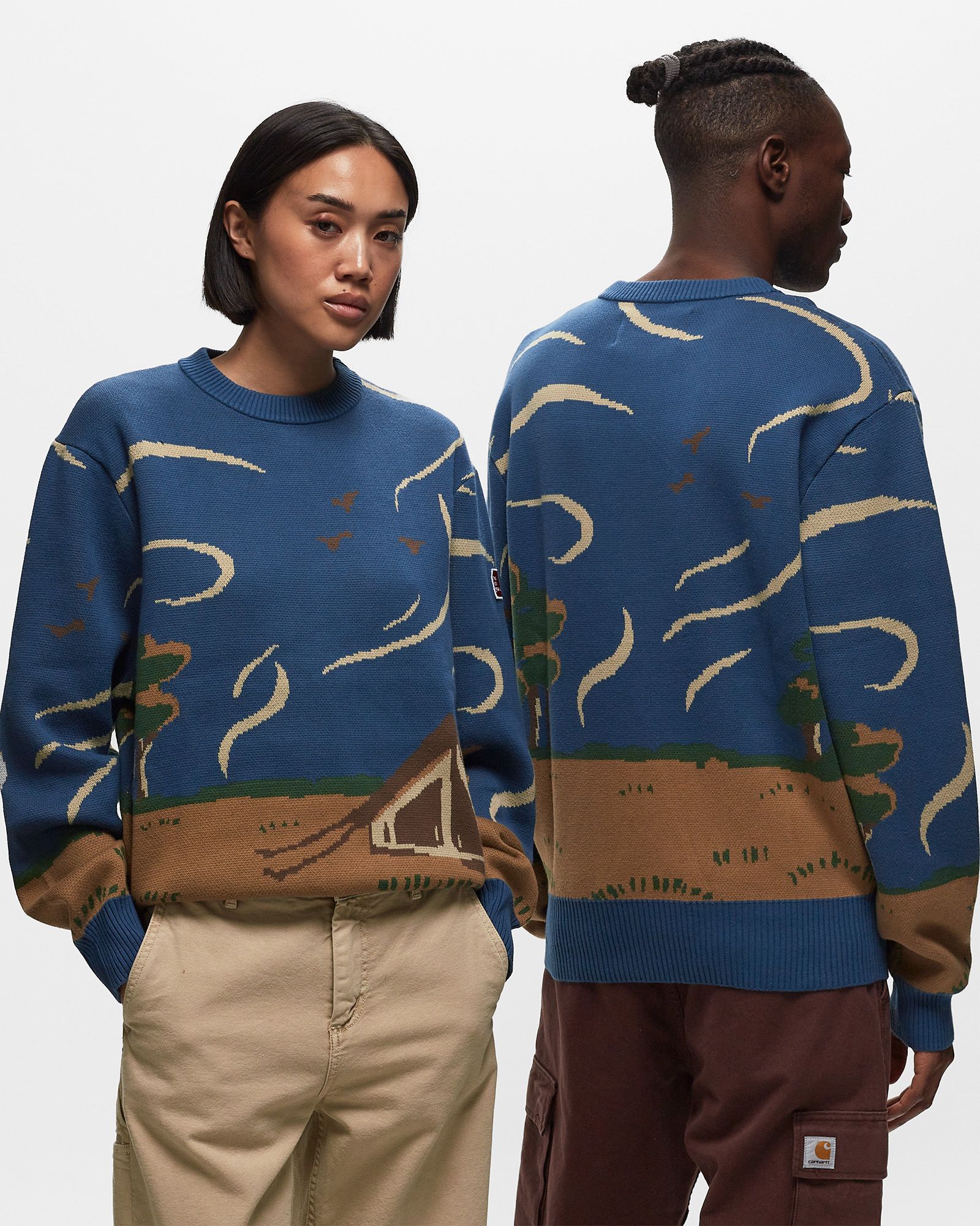 CAMPING KNIT CREWNECK