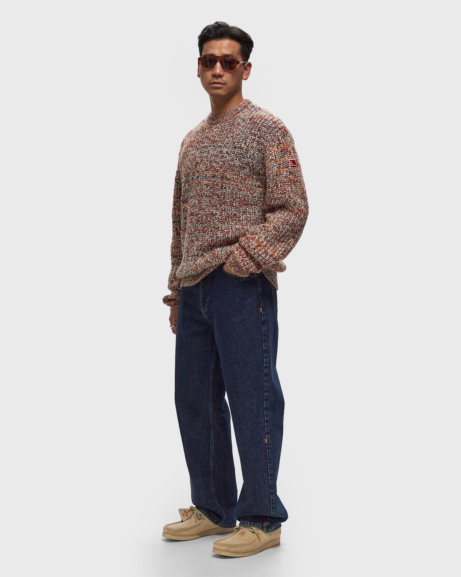 FISHERMAN RIB KNIT CREWNECK