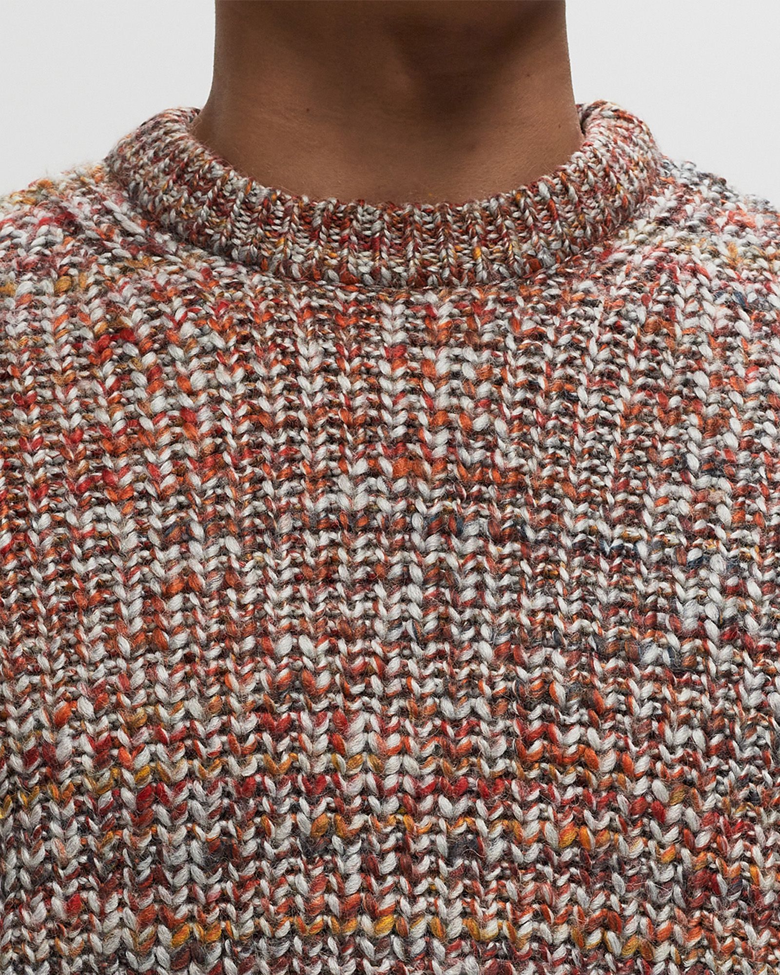 FISHERMAN RIB KNIT CREWNECK