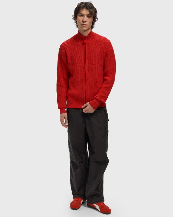 Thumbnail - FISHERMAN RIB ZIP UP SWEATER