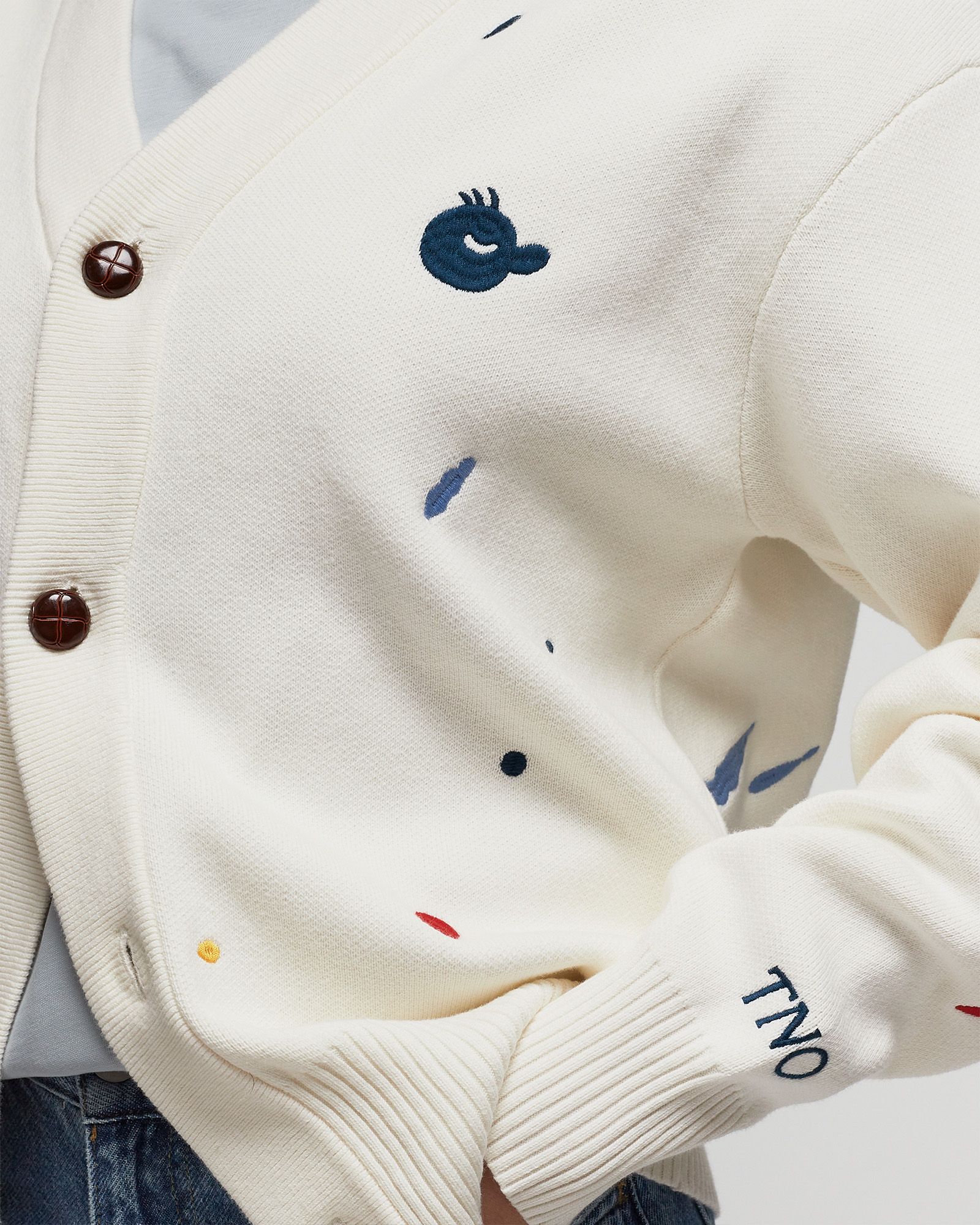 Paint Splatter Cardigan