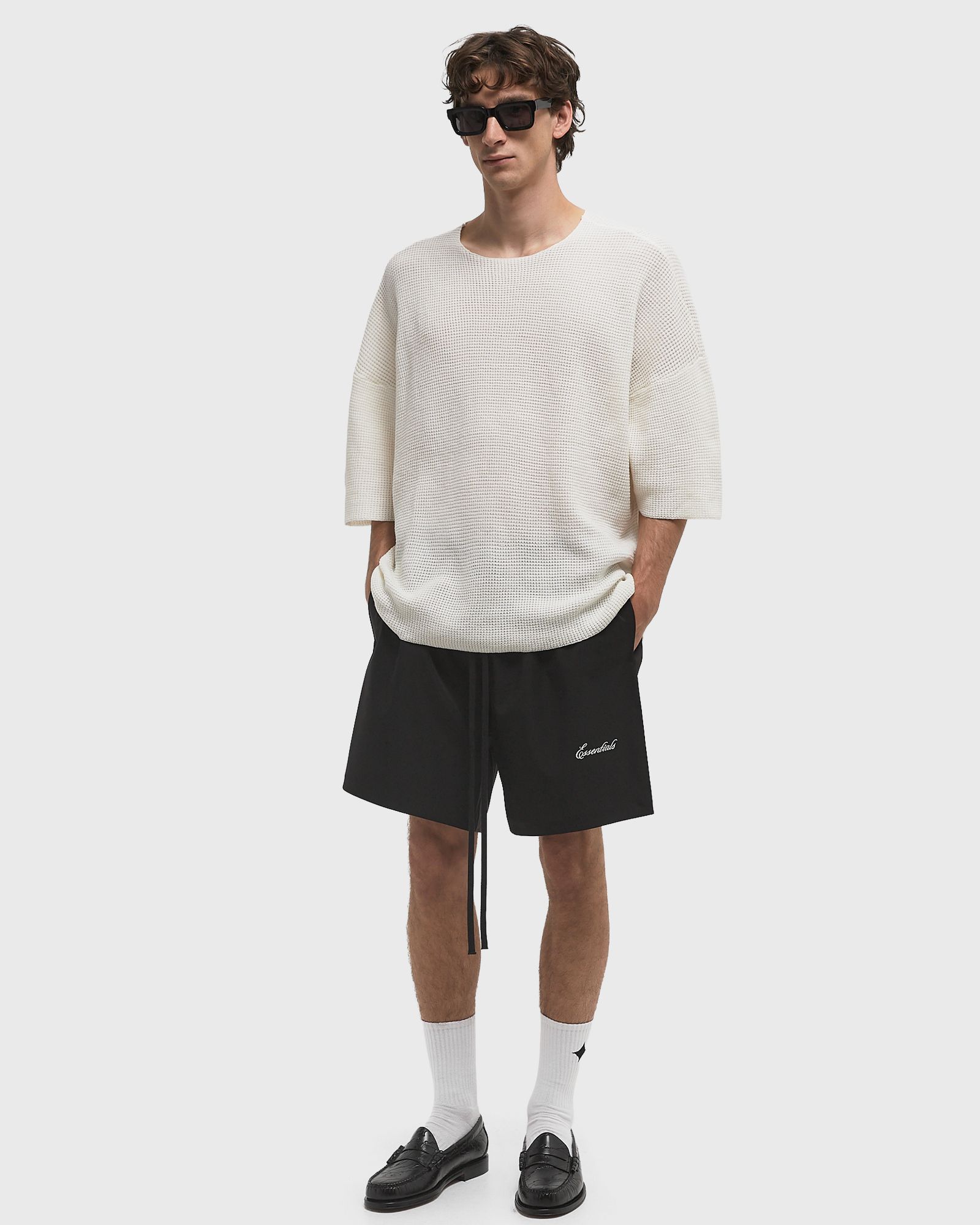 SPORTY NYLON SOCCER SHORTS