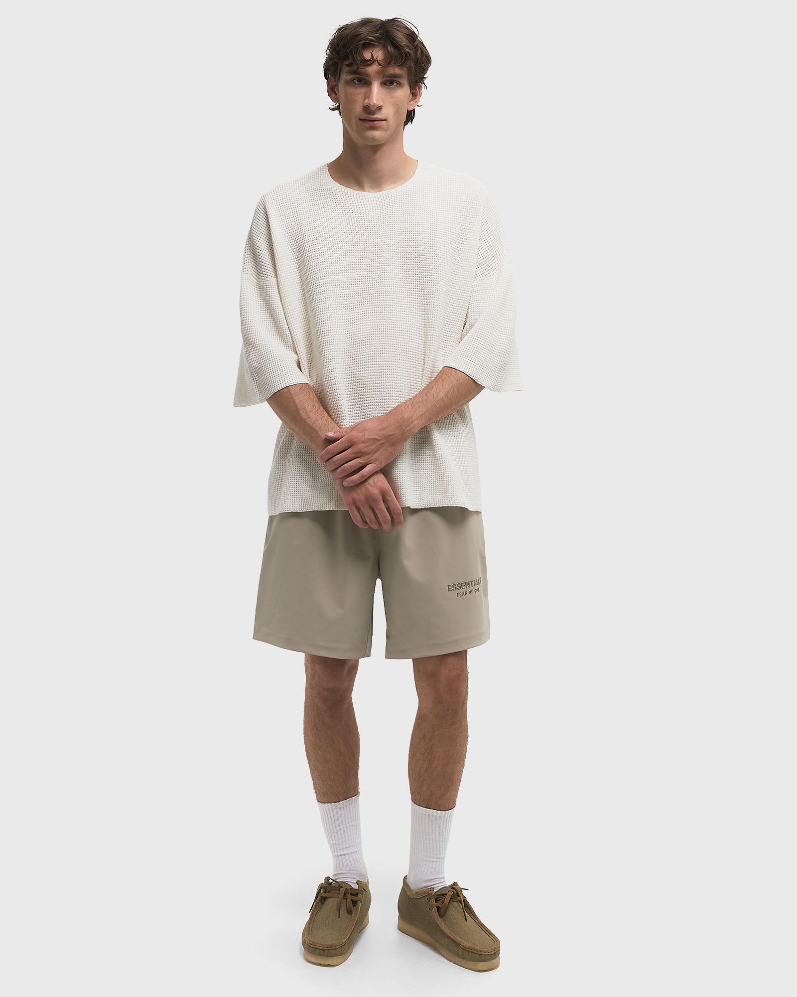 SPORTY NYLON SOCCER SHORTS