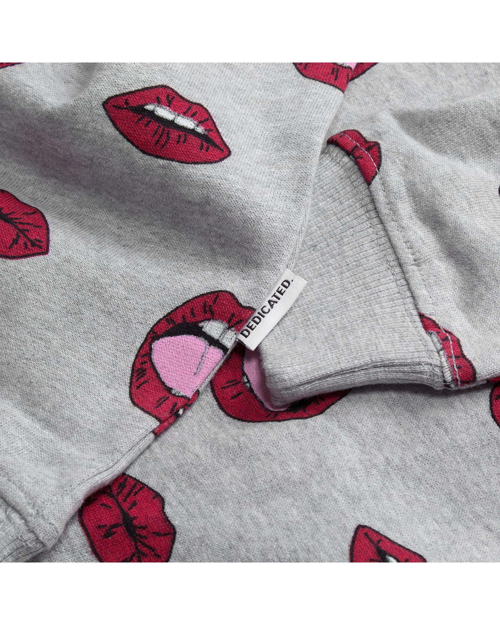 Sweatshirt Ystad Lips Pattern