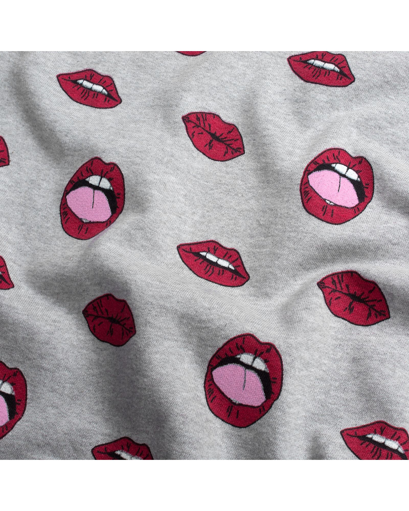 Sweatshirt Ystad Lips Pattern