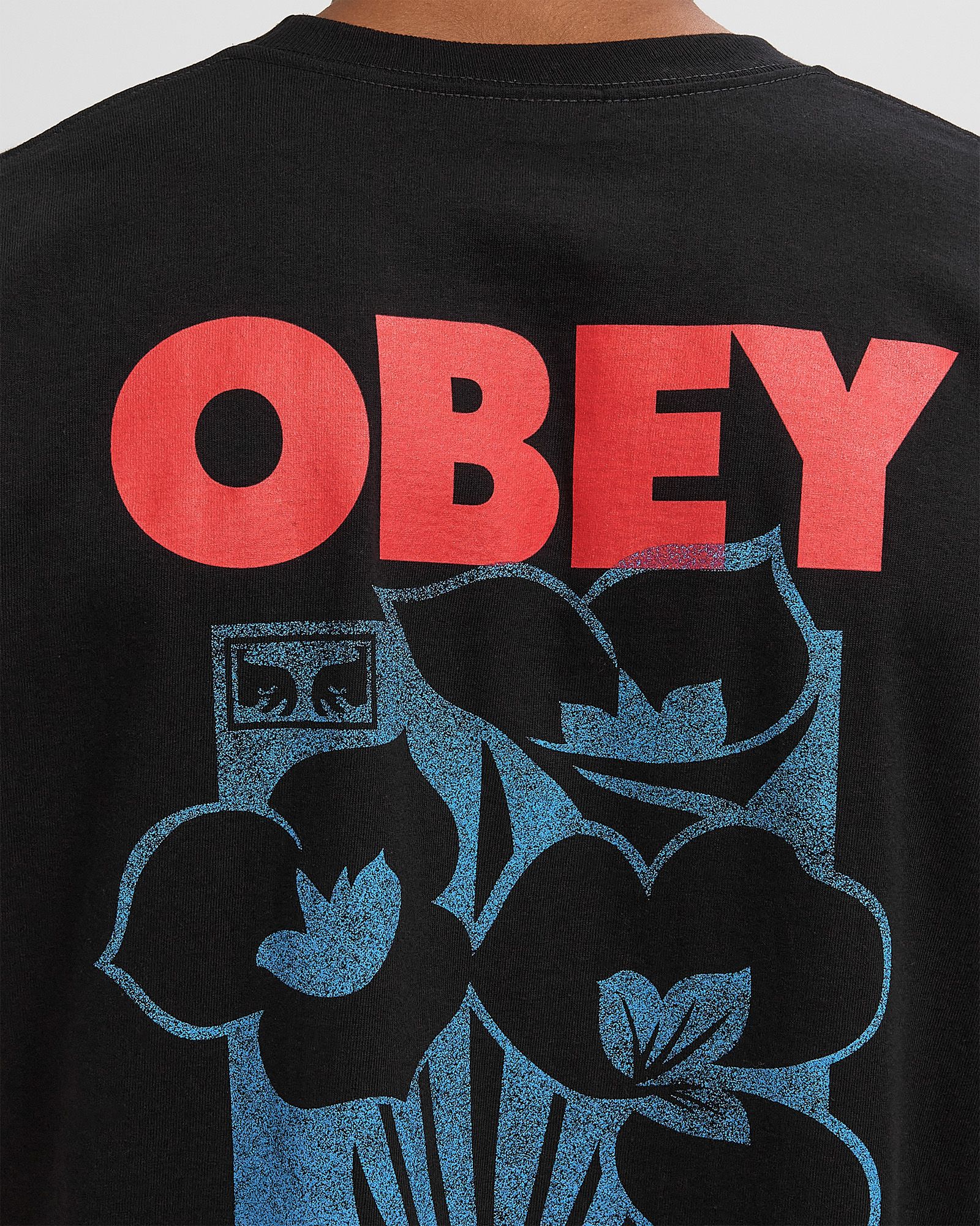 Obey art studio flowers