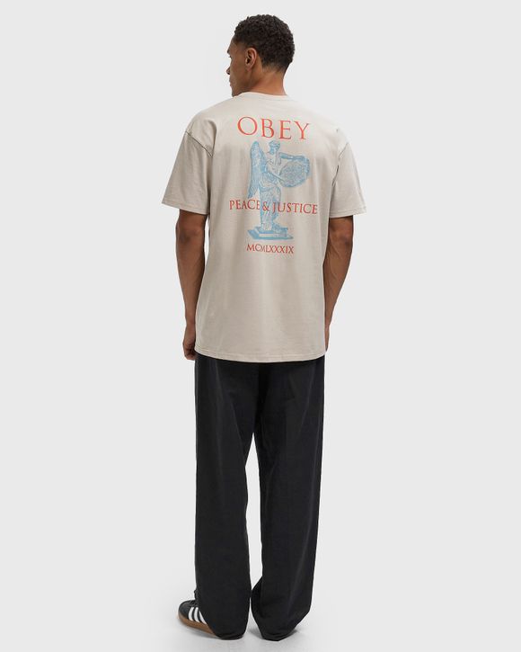 Thumbnail - Obey peace & justice statue