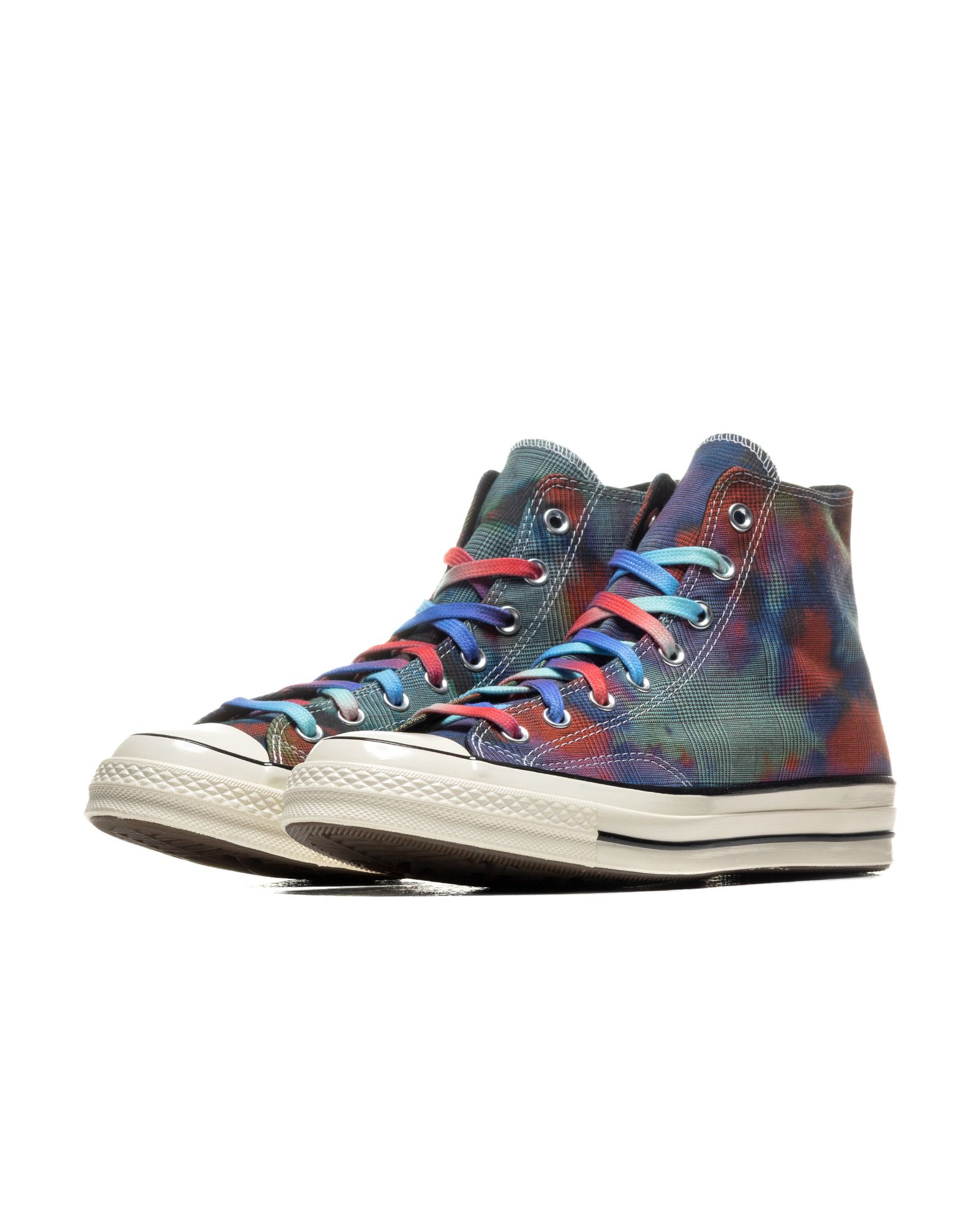 Converse x Converse CT70s Tie Dye Plaid CHUCK 70 HI