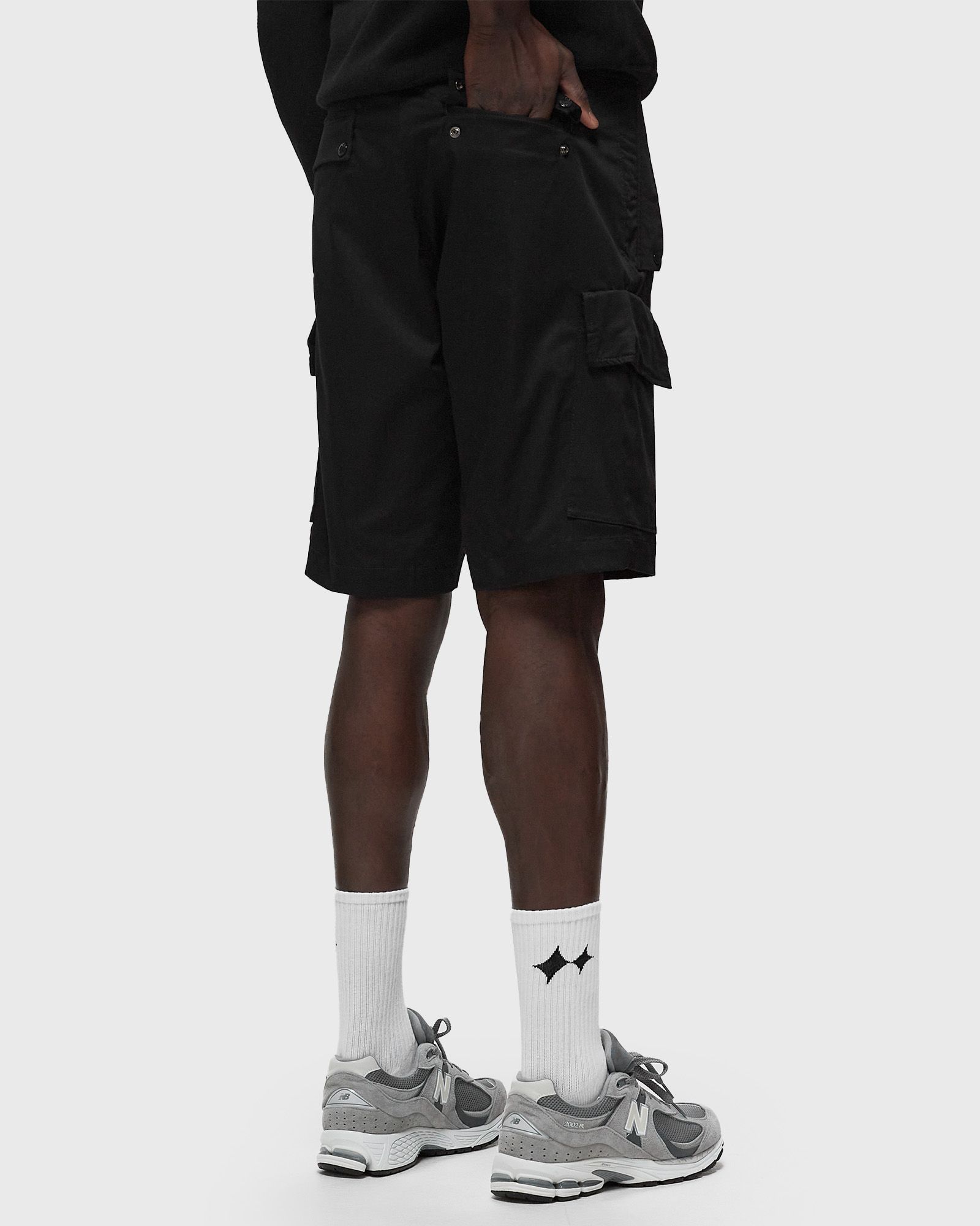 STRETCH SATIN PIECE DYED BERMUDA