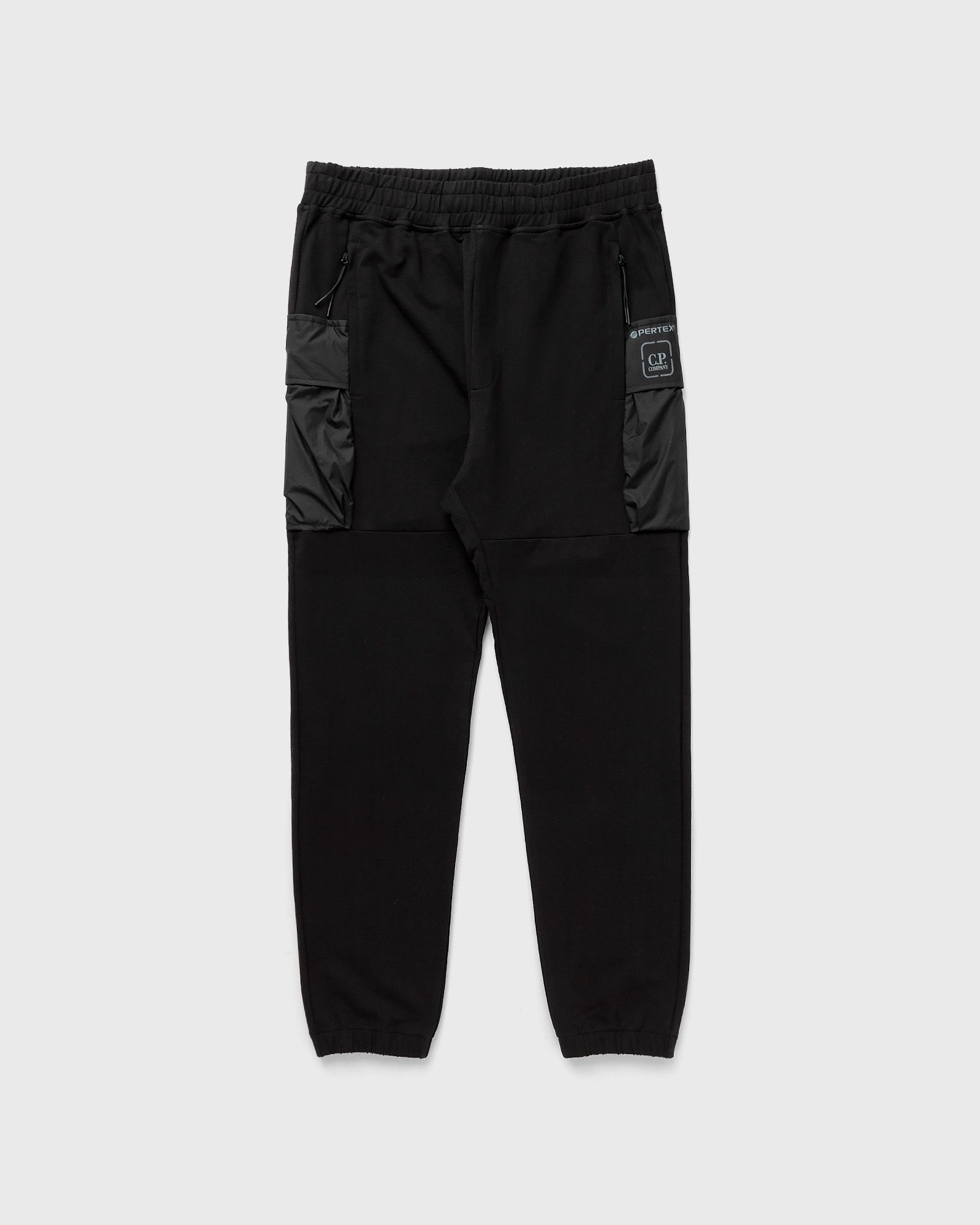 C.P. Company - stretch fleece mixed sweatpants - cargo pant men sweatpants black in größe:xl