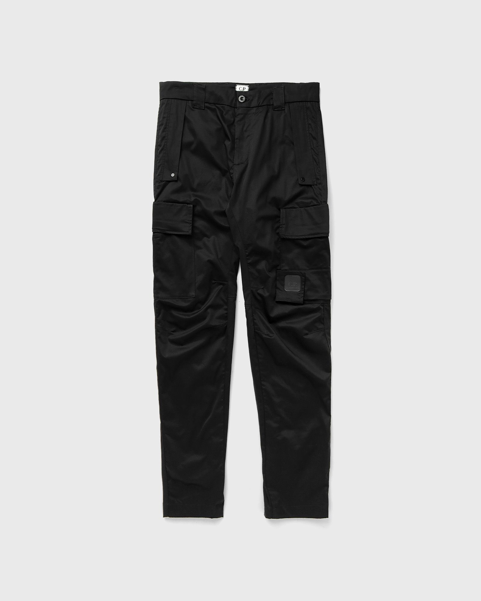 C.P. Company - stretch satin piece dyed pants - cargopant men cargo pants black in größe:m