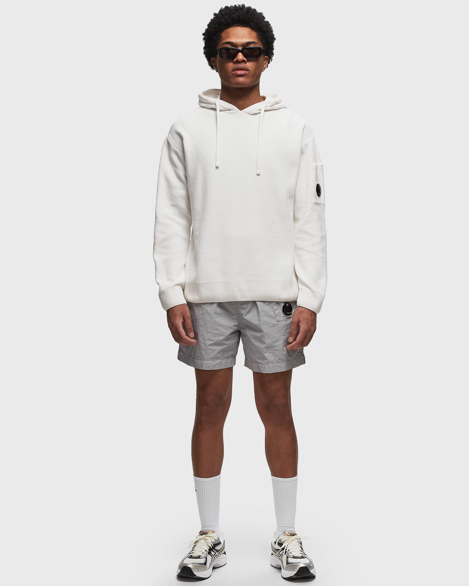 COTTON CHENILLE KNITWEAR - HOODED