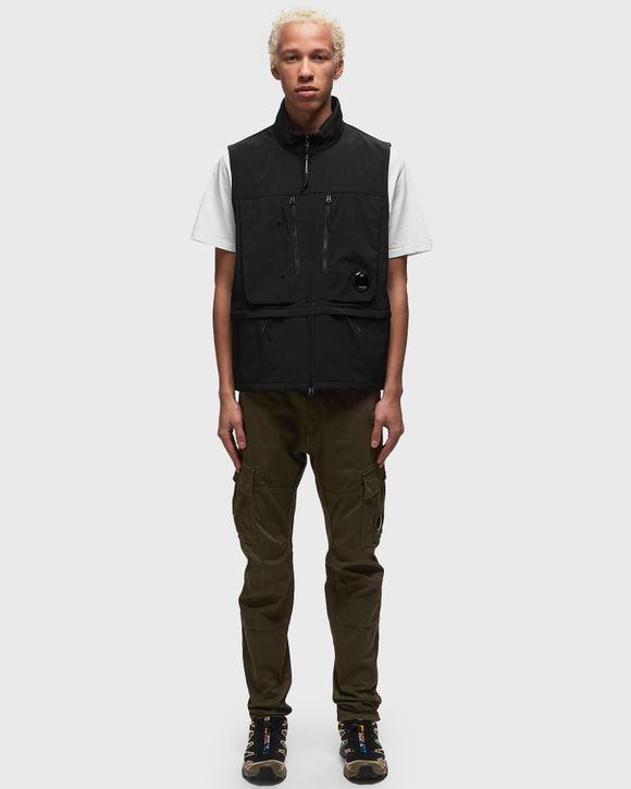 C.P. Company CP SHELL - R OUTERWEAR - VEST Black | BSTN Store 