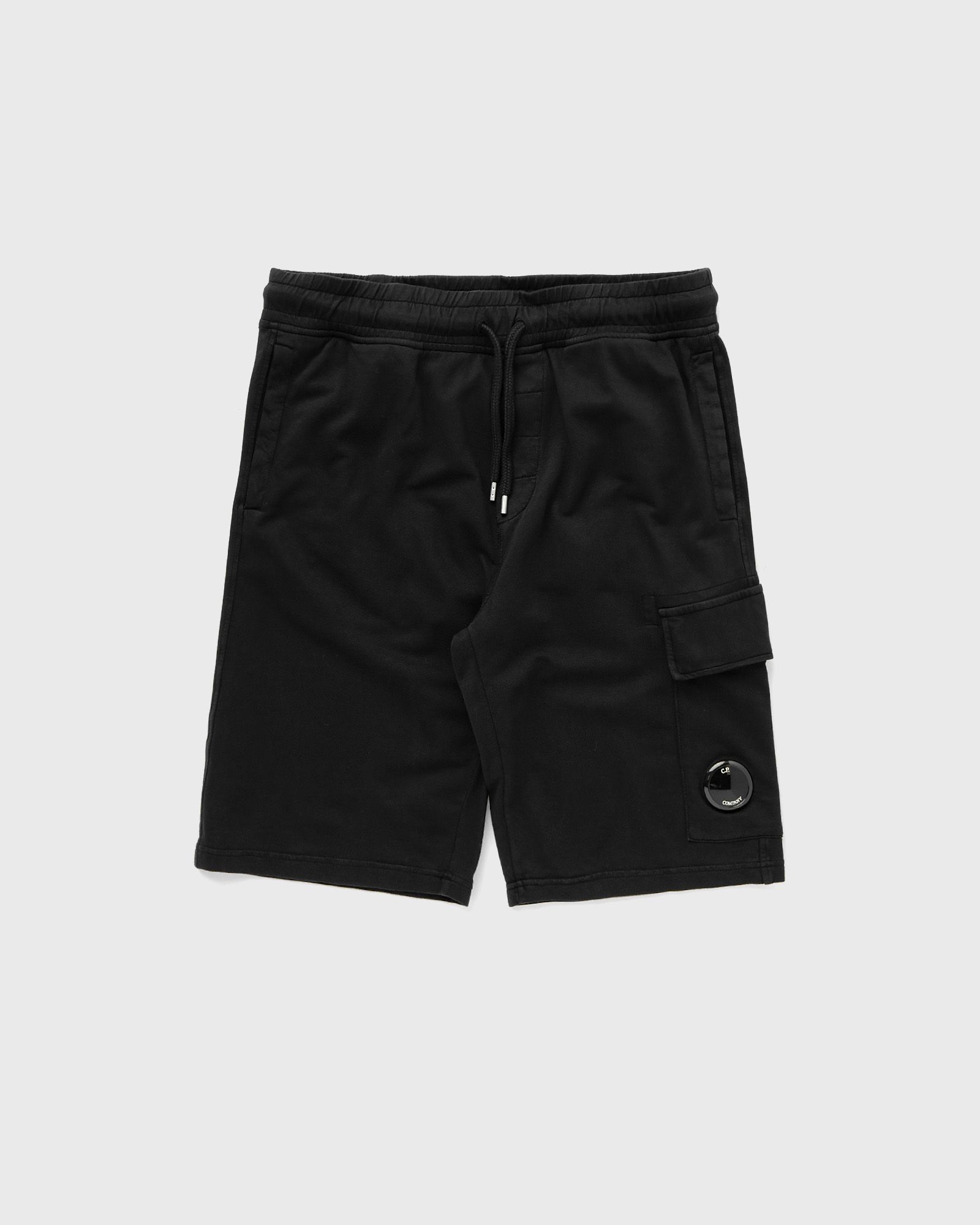 C.P. Company - light fleece sweat bermuda - cargo men cargo shorts black in größe:l