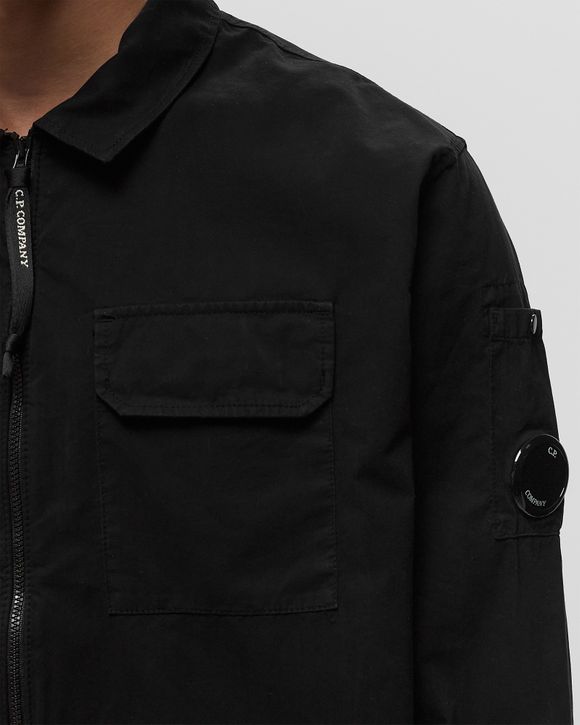 C.P. Company GABARDINE SHIRTS - LONGSLEEVE Black | BSTN Store