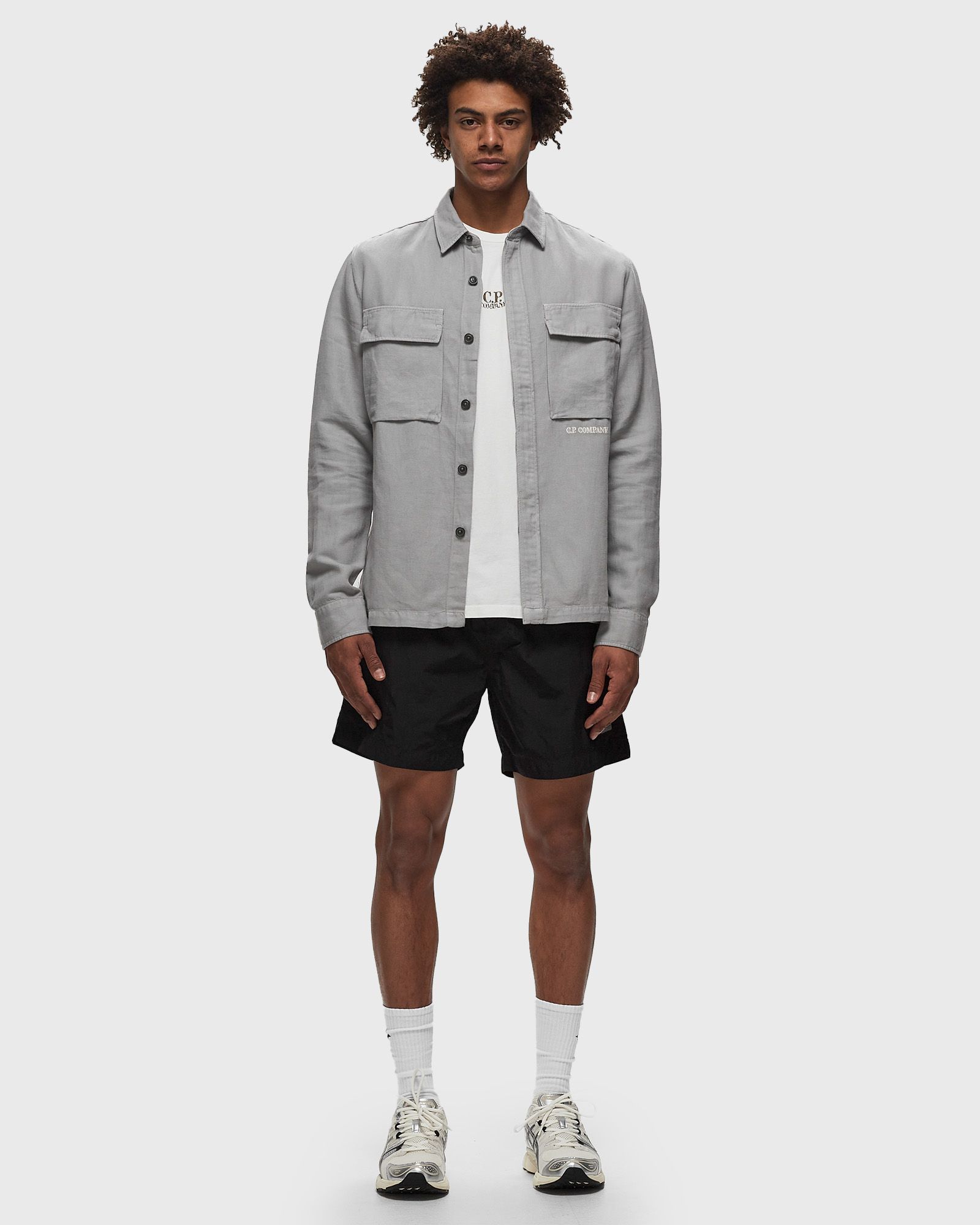 BROKEN LINEN/COTTON SHIRTS - LONG SLEEVE