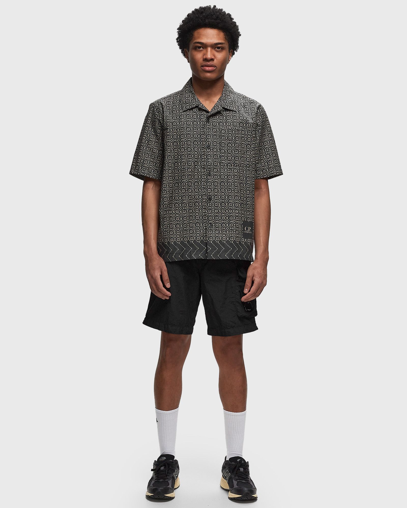 POPELINE ALL OVER BAJA PRINT SHIRTS - SHORT SLEEVE