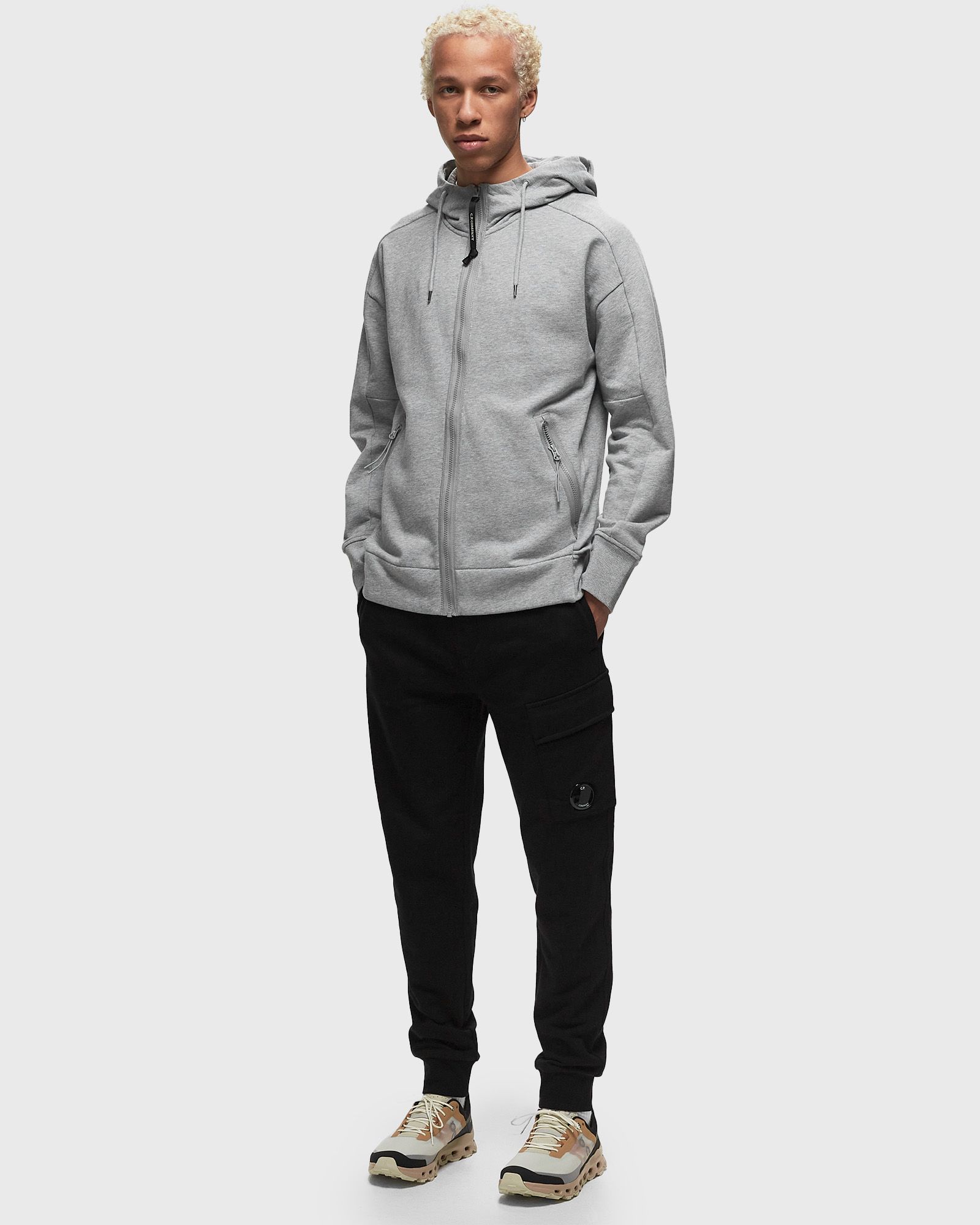 DIAGONAL RAISED FLEECE SWEATPANTS - CARGO PANT