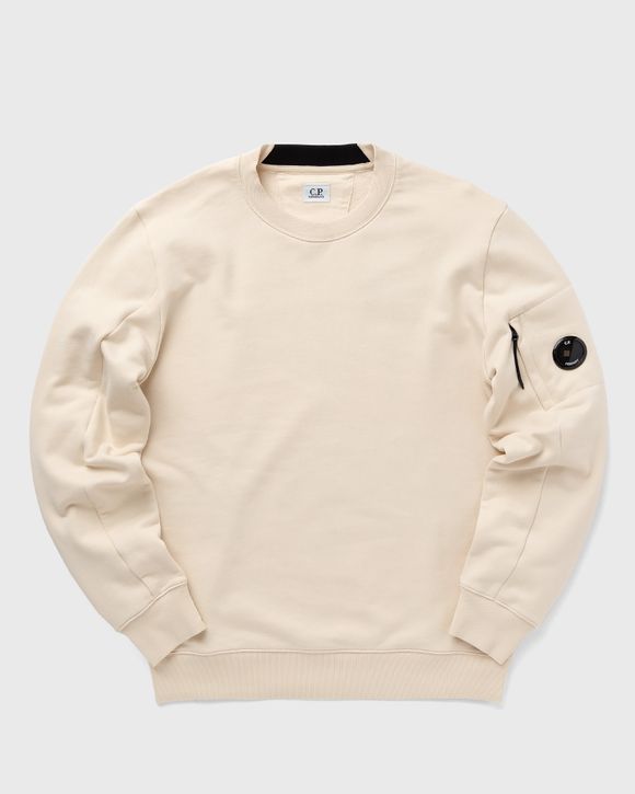 C.P. Company DIAGONAL RAISED FLEECE SWEATSHIRTS CREWNECK Beige