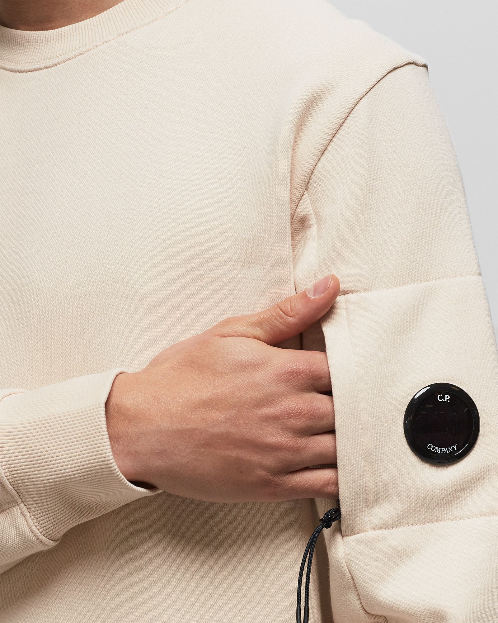 DIAGONAL RAISED FLEECE SWEATSHIRTS - CREWNECK