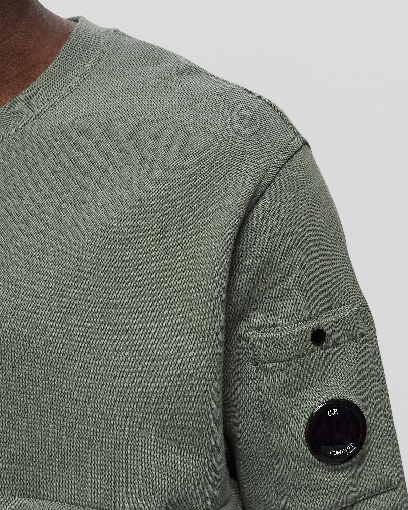 DIAGONAL RAISED FLEECE SWEATSHIRTS - CREWNECK