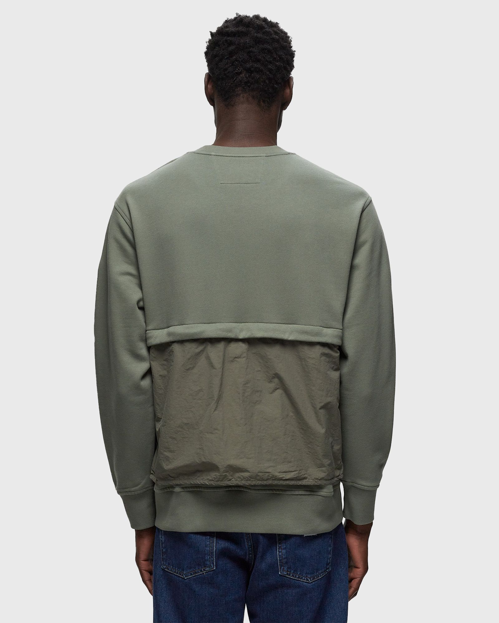 DIAGONAL RAISED FLEECE SWEATSHIRTS - CREWNECK