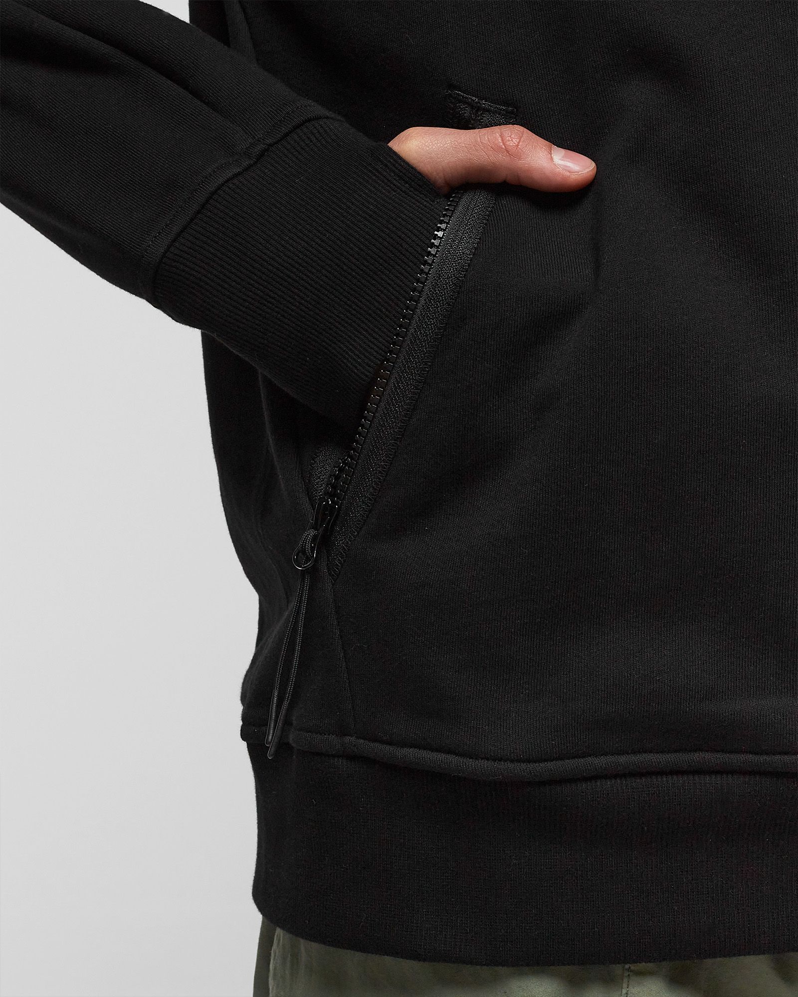 DIAGONAL RAISED FLEECE SWEATSHIRTS - SWEAT HOODED