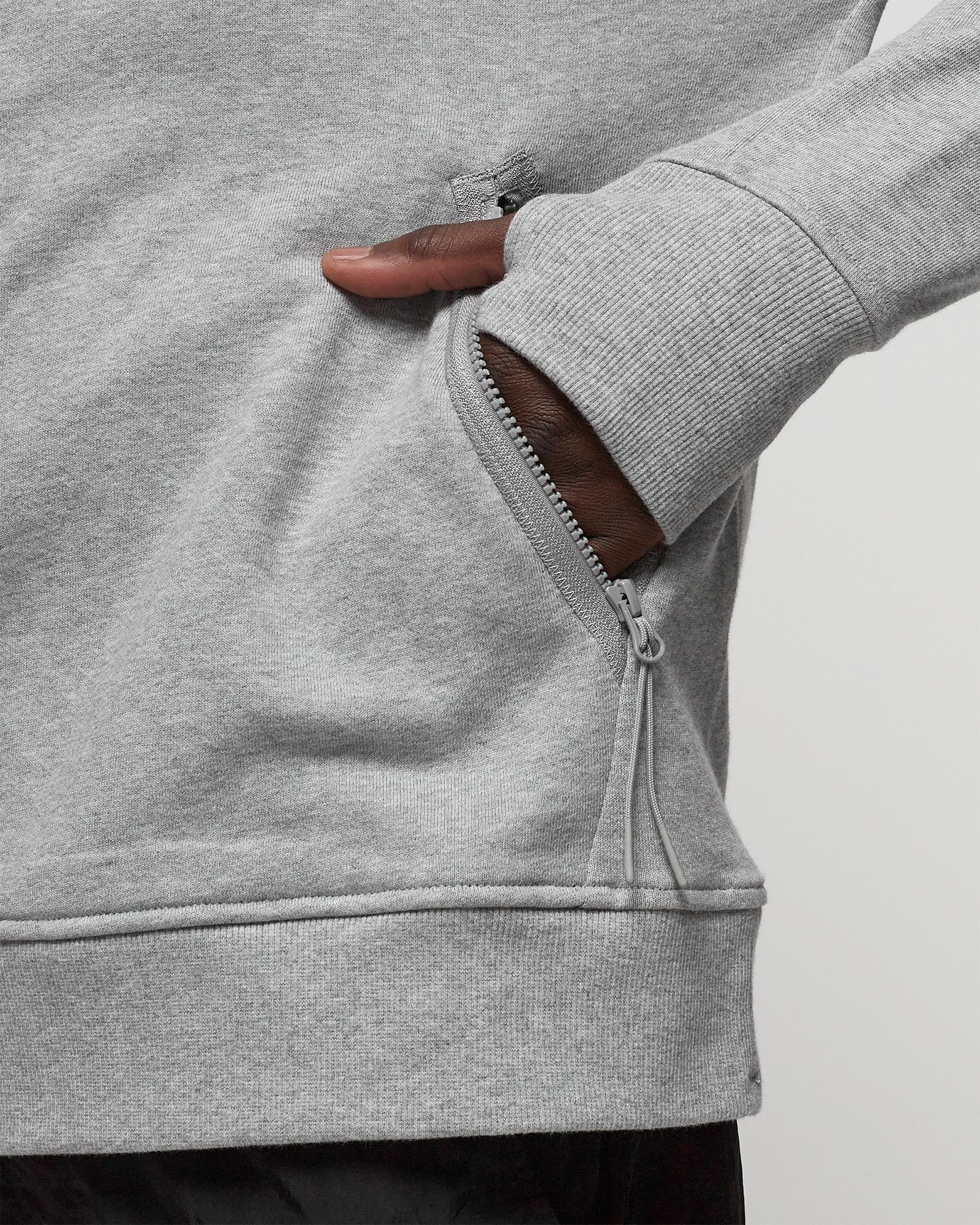 DIAGONAL RAISED FLEECE SWEATSHIRTS - SWEAT HOODED