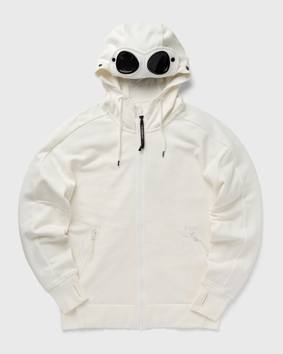 Cp company diagonal online fleece goggle zip hoodie