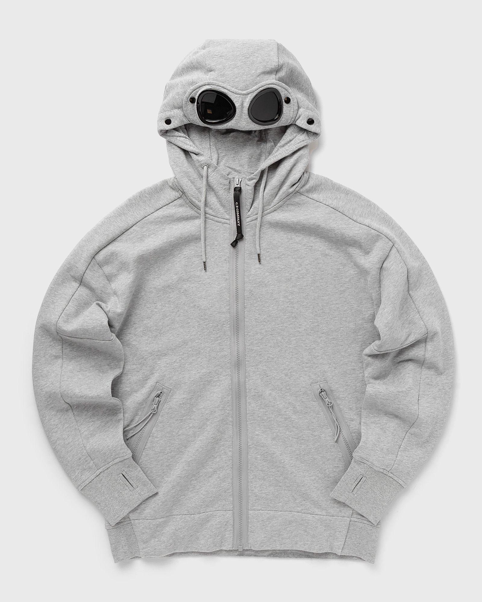 DIAGONAL RAISED FLEECE SWEATSHIRTS - HOODED OPEN