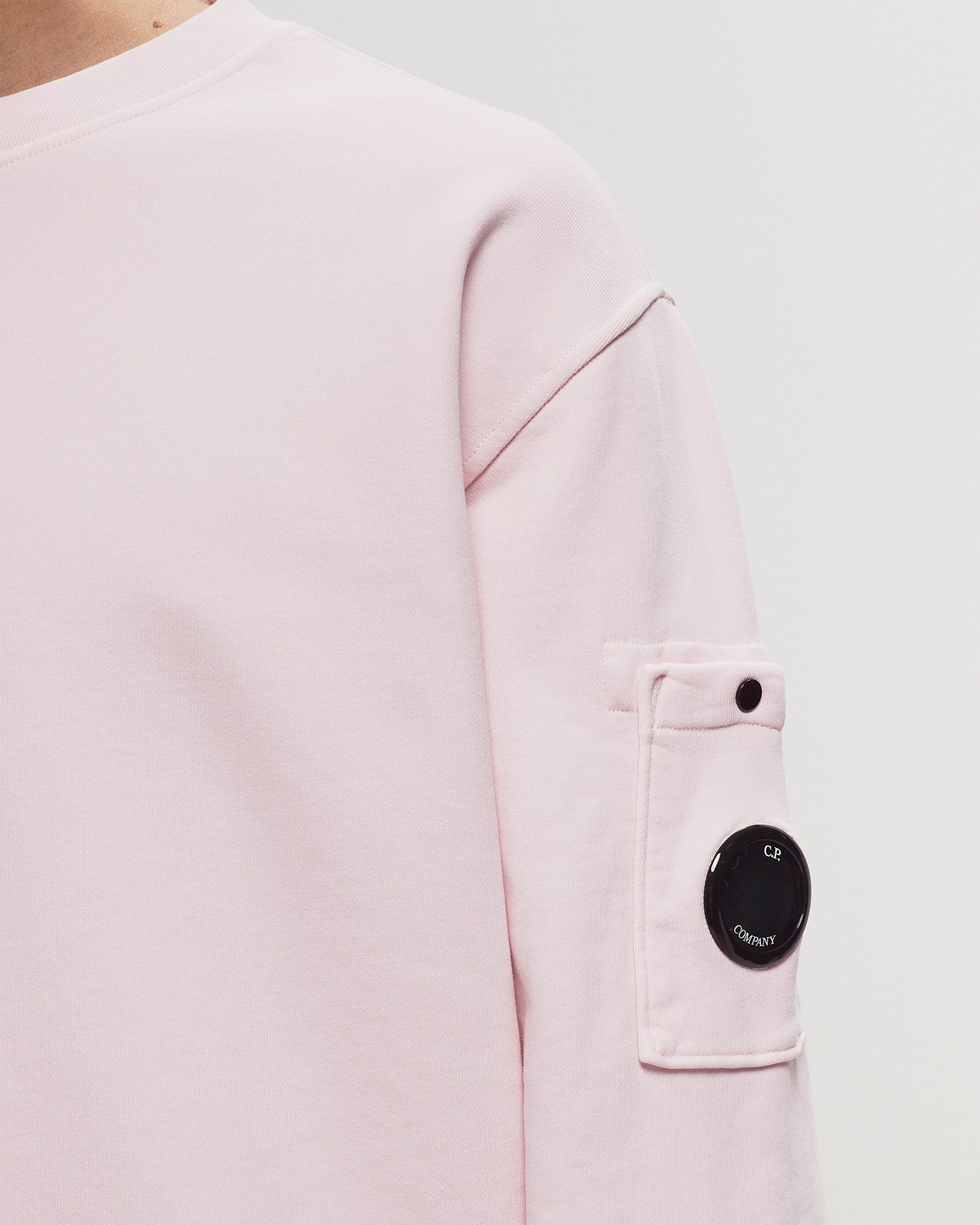 COTTON DIAGONAL FLEECE SWEATSHIRTS - CREWNECK