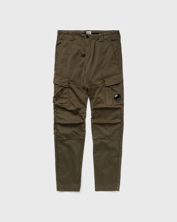 C.P. Company Lens-detail corduroy cargo trousers - Green