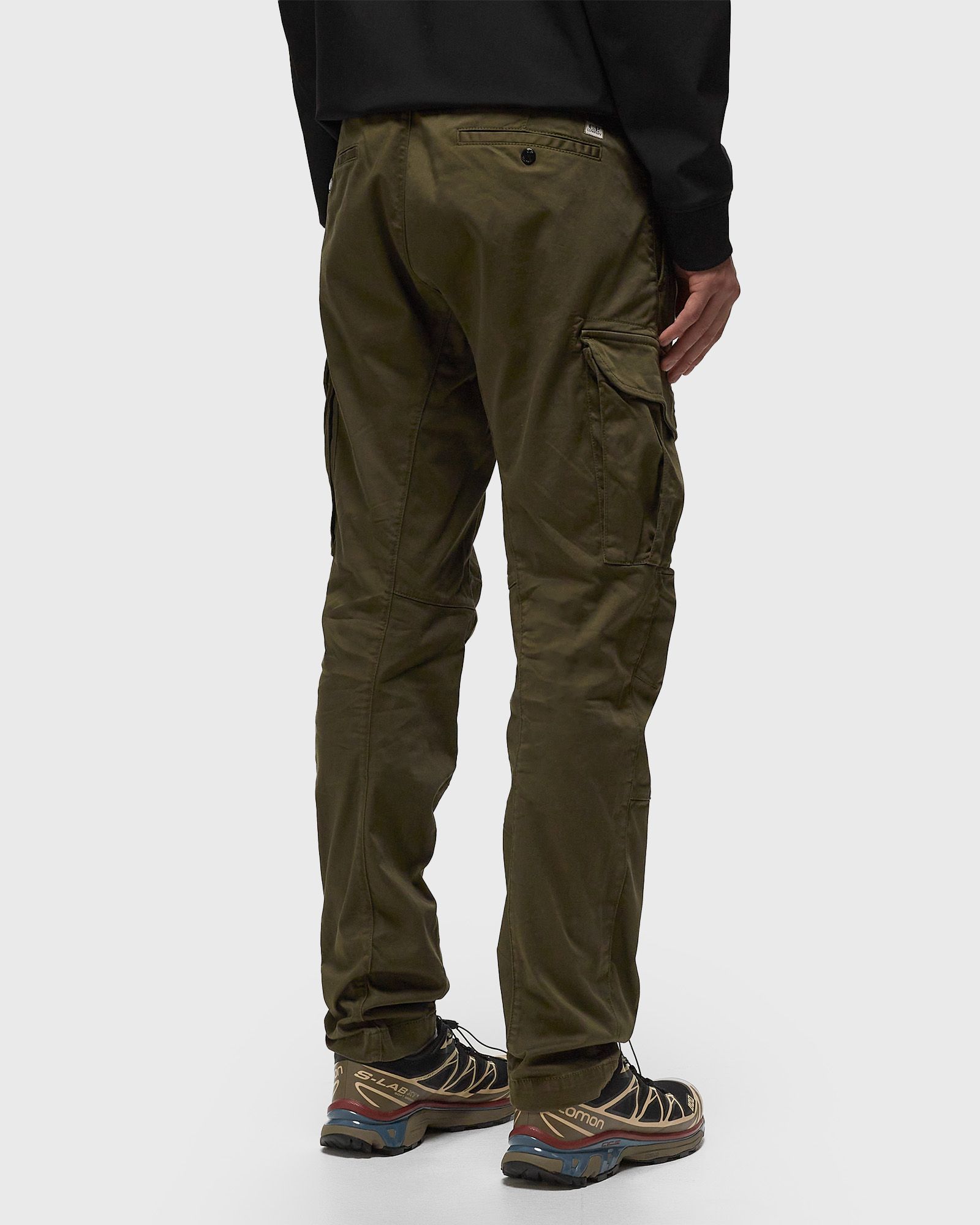 SATIN STRETCH PANTS - CARGO PANT