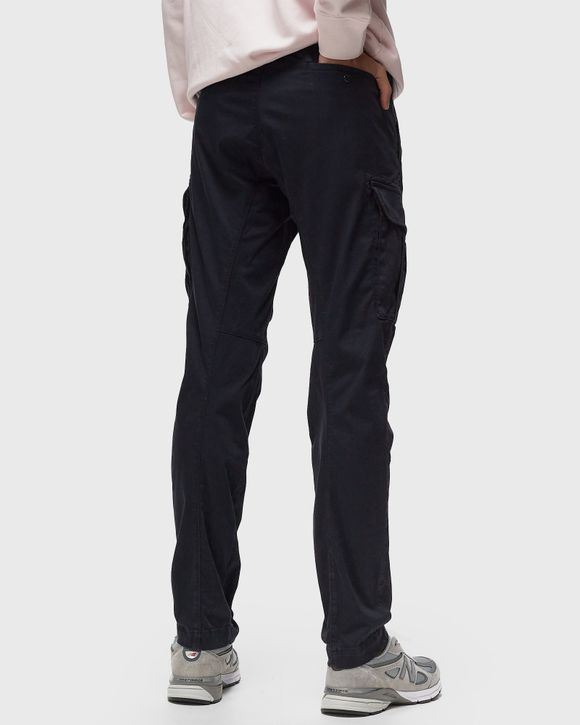 C.P. Company SATIN STRETCH PANTS - CARGO PANT Blue