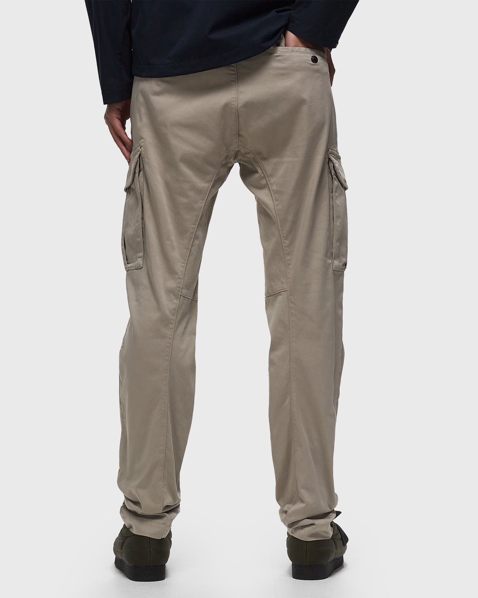 SATIN STRETCH PANTS - CARGO PANT