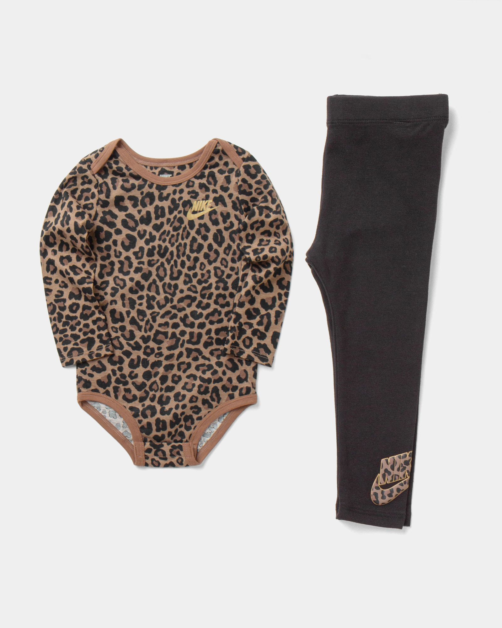 LEOPARD BODYSUIT PANT SET