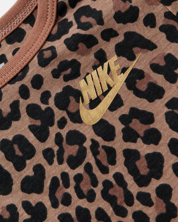 Nike leopard bodysuit hotsell