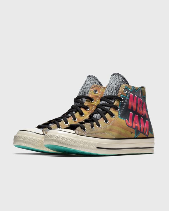 Converse NBA Jam x Converse CHUCK 70 HI Brown BROWN SOLAR RED ELECTRIC AQUA