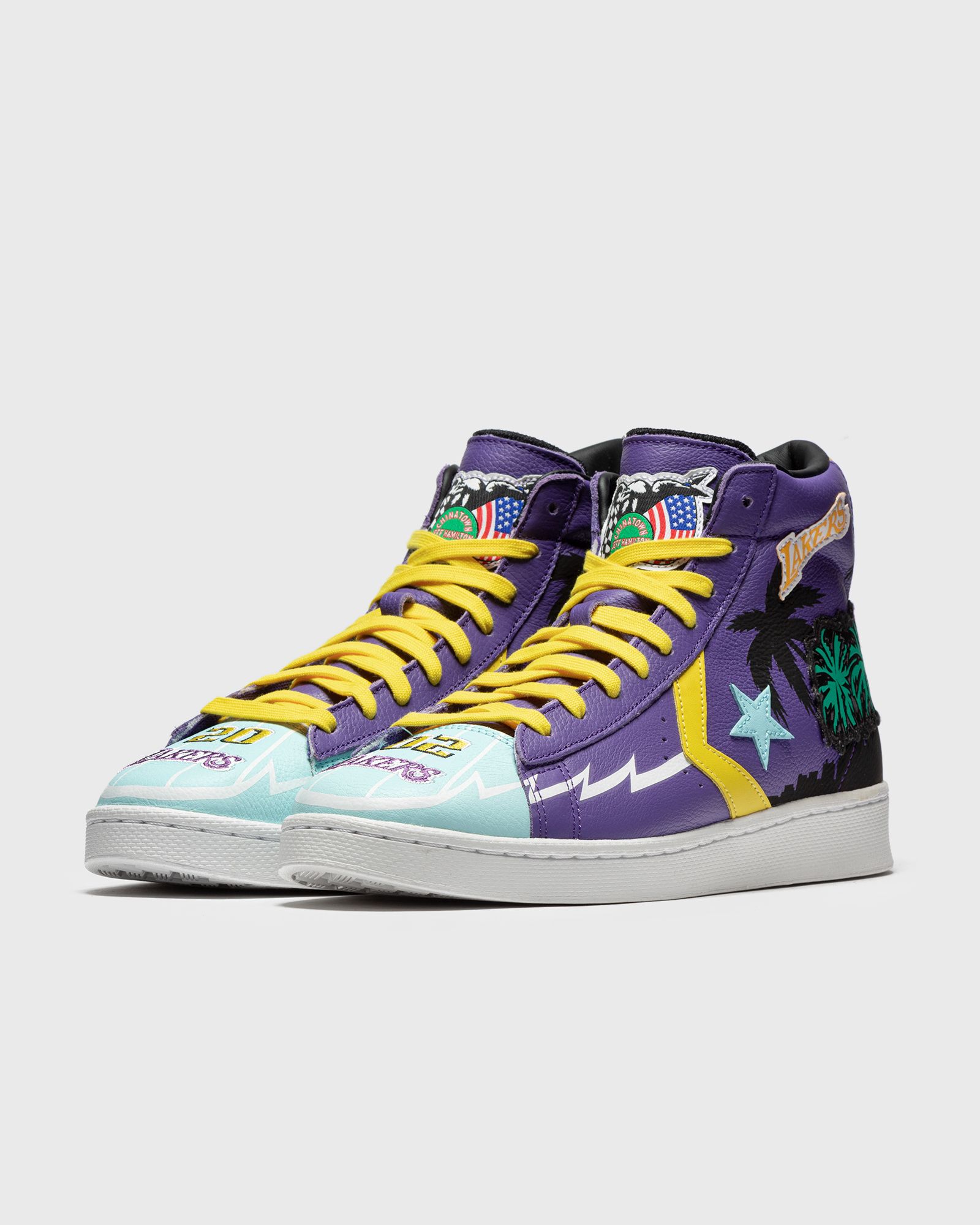 Converse x Chinatown Market "Lakers" Pro Leather 