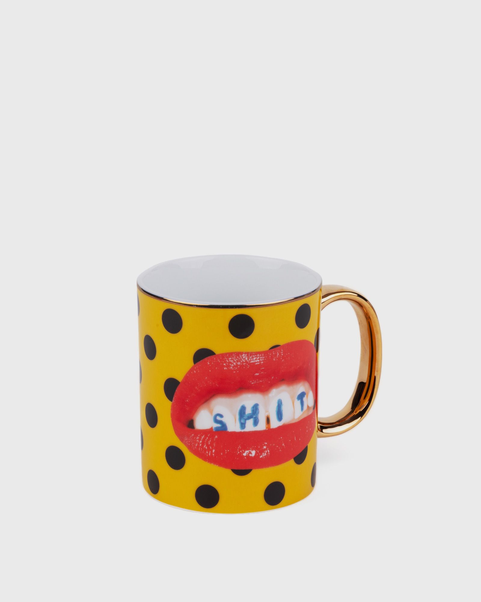 PORCELAIN MUG TOILETPAPER HOME Ø 8 H. 10 CM - SHIT