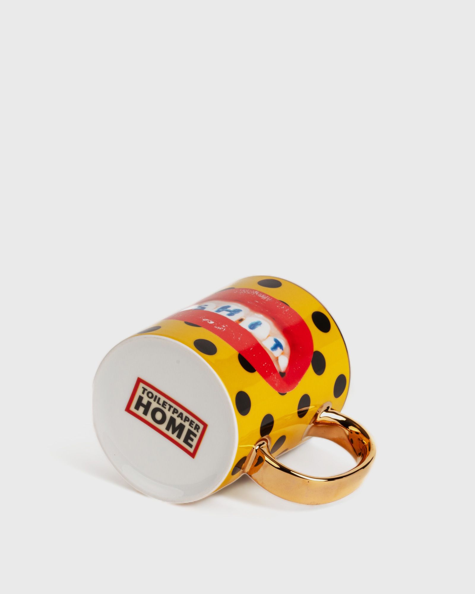 PORCELAIN MUG TOILETPAPER HOME Ø 8 H. 10 CM - SHIT