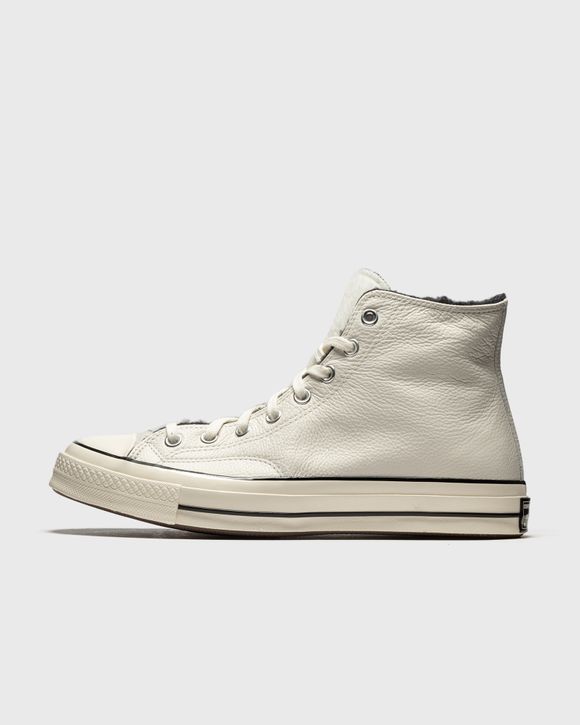 Converse CHUCK 70 SHERPA LINED White EGRET BLACK EGRET