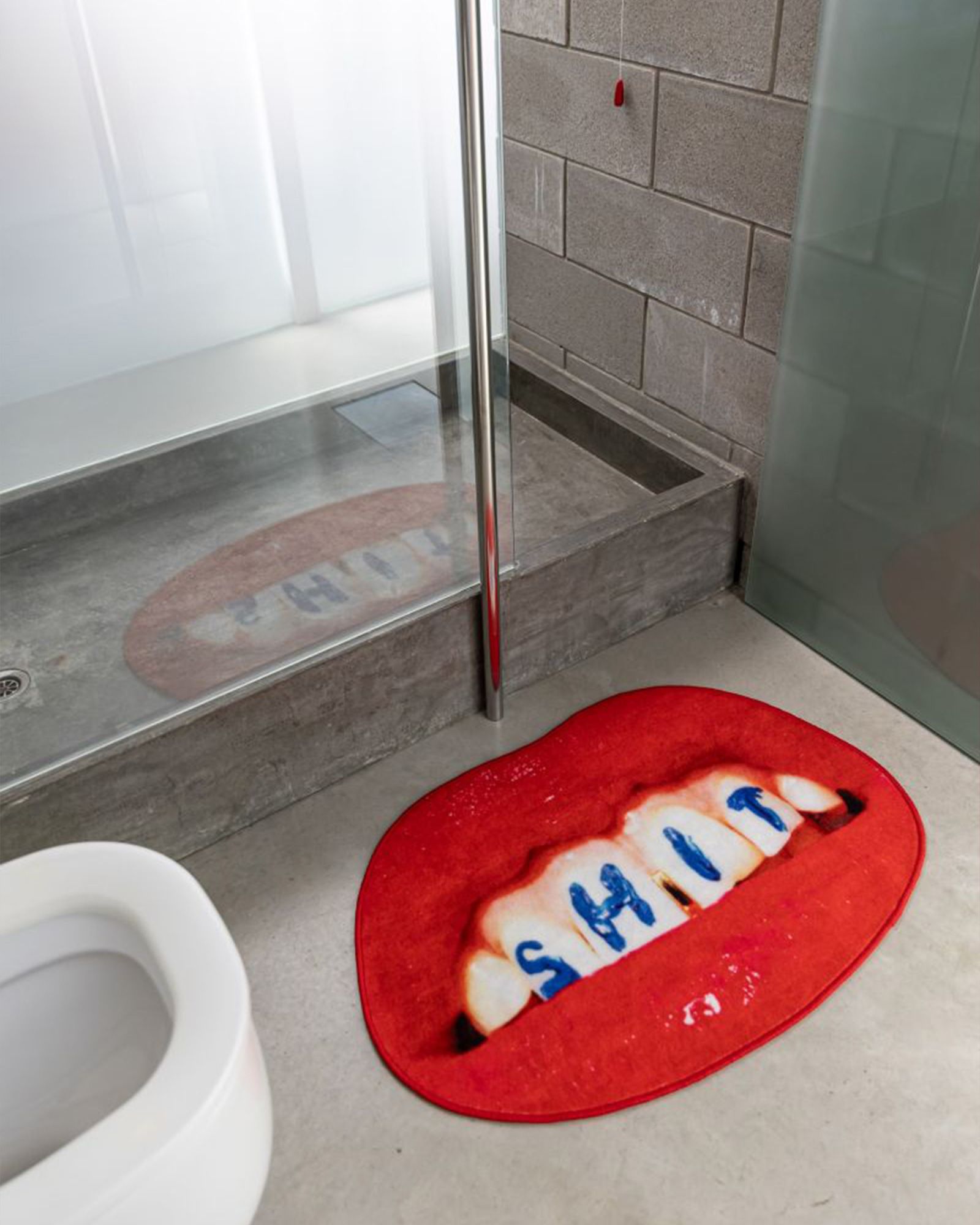BATH MAT TOILETPAPER HOME - SHIT (SHAPED)