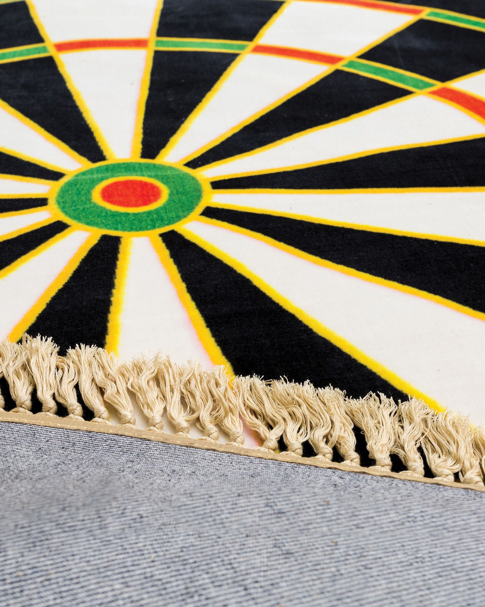 RUG POLYESTER/COTTON ROUND BLOW-DARTBOARD