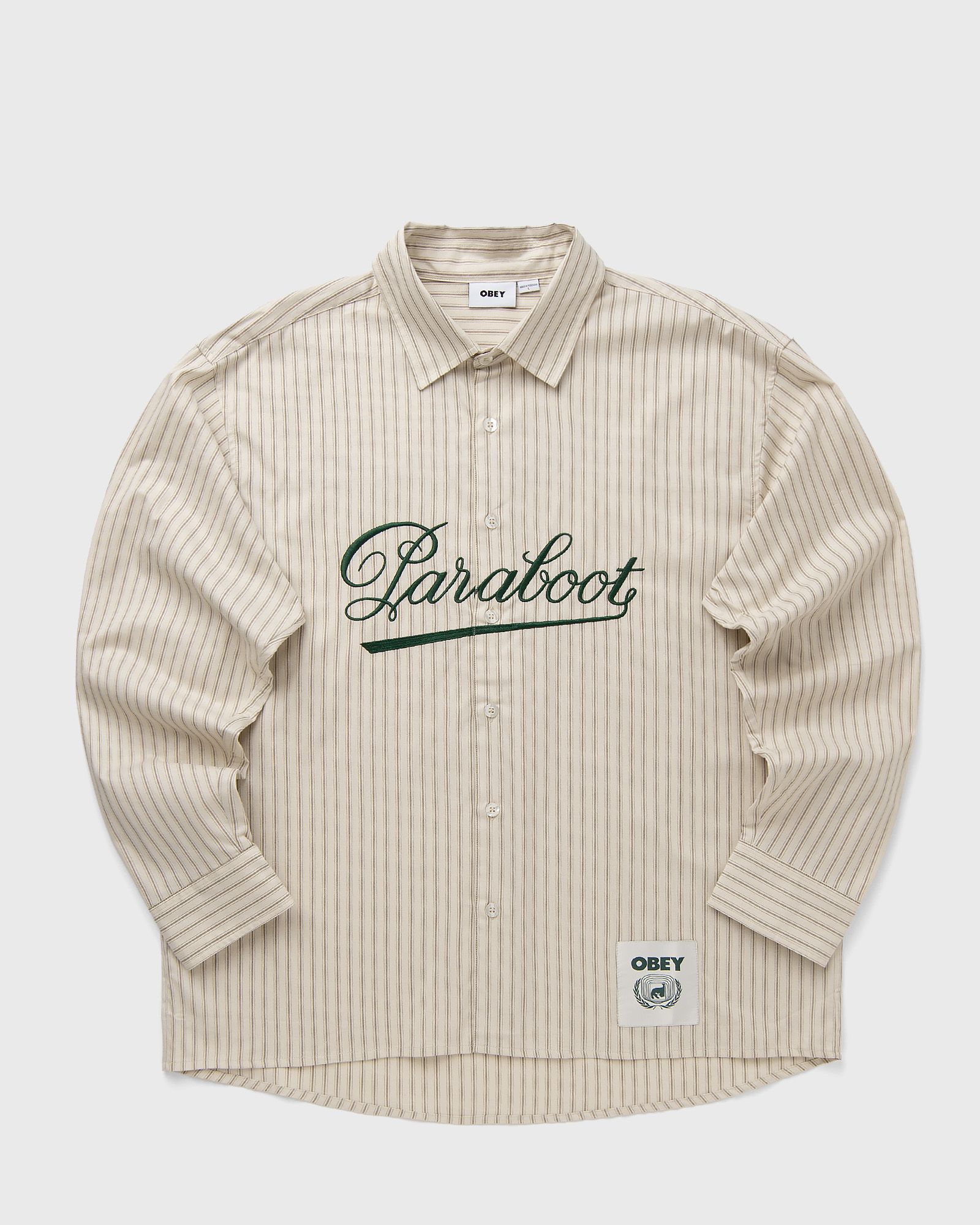 Obey Obey X Paraboot BOCHY EMBROIDERED SHIRT in beige