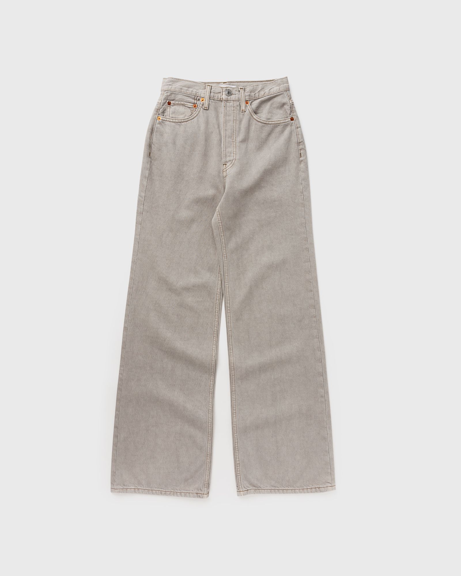 Re/Done - 70s ultra high rise wide leg women jeans grey in größe:m