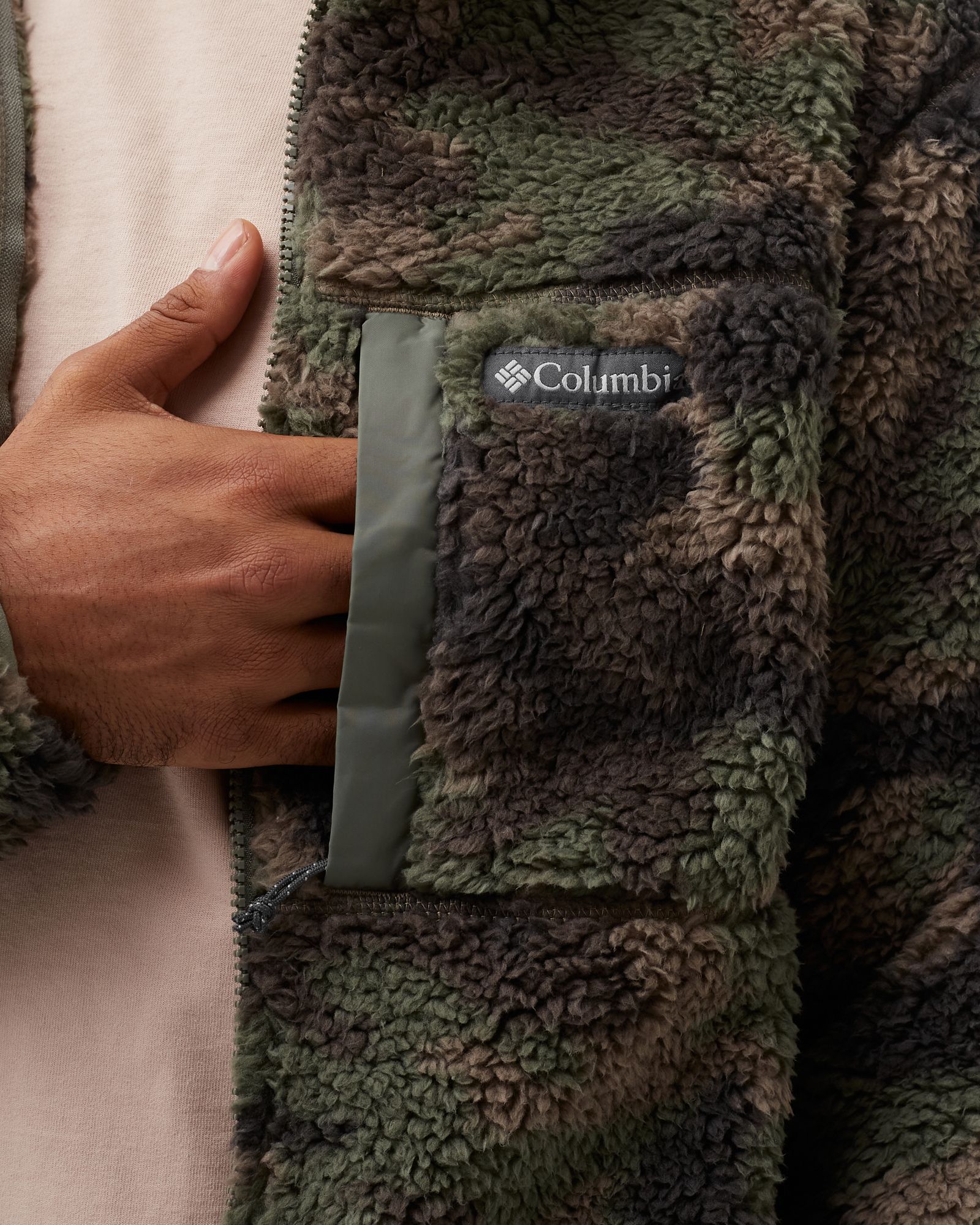 Winter Pass Print Fleece Full Zip