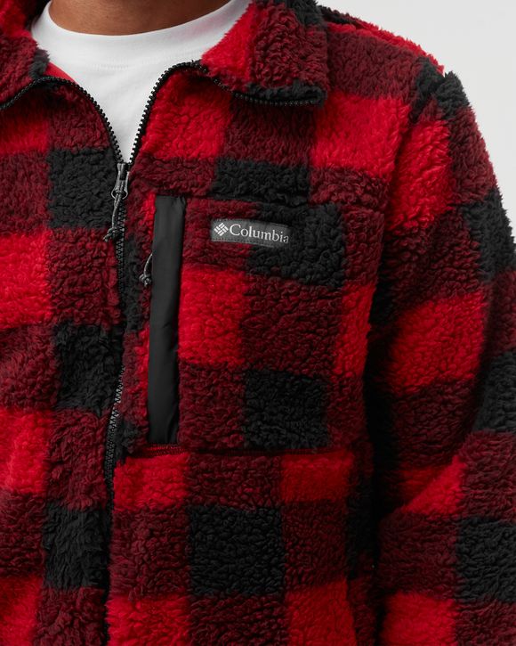 Columbia Winter Pass Print Fleece Full Zip Red BSTN Store