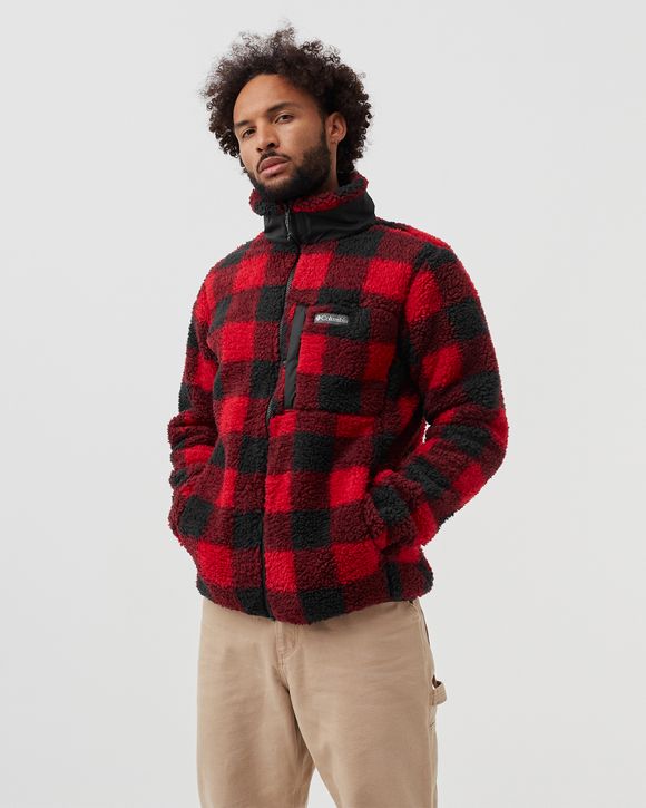 Columbia Winter Pass Print Fleece Full Zip Red BSTN Store